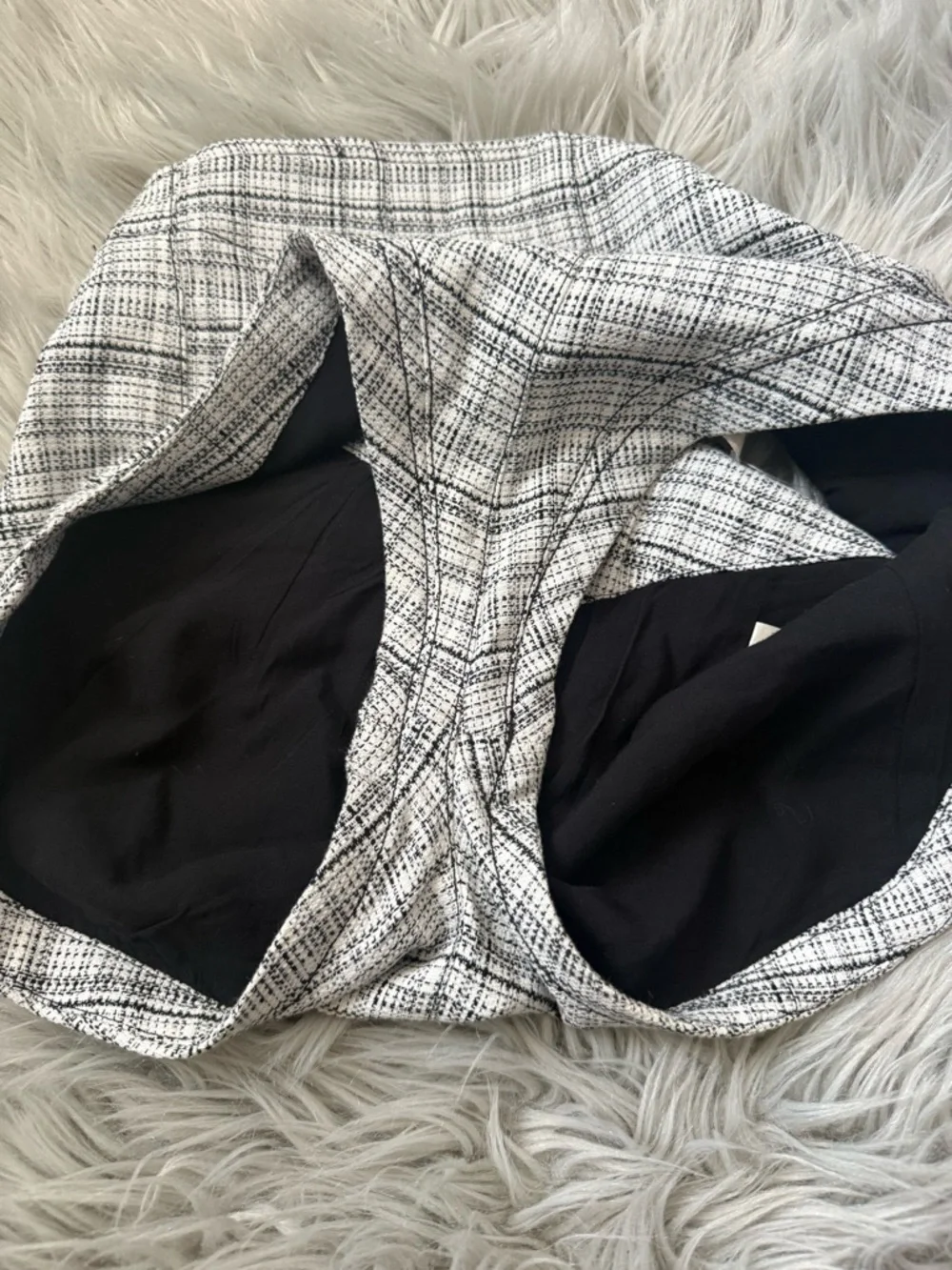 FREE PEOPLE Keep It Brief Micro Shorts in Black and White Combo Size 2 NWT